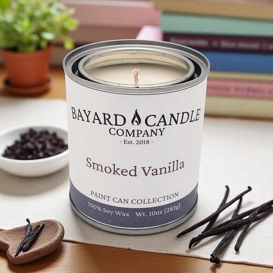 Smoked Vanilla Paint Can Candle