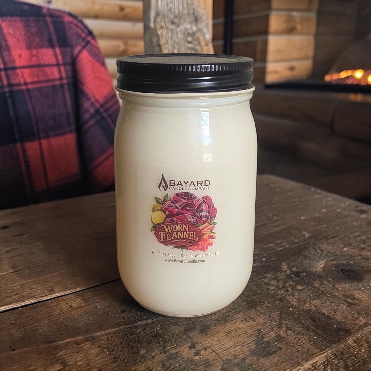Worn Flannel Soy Candle