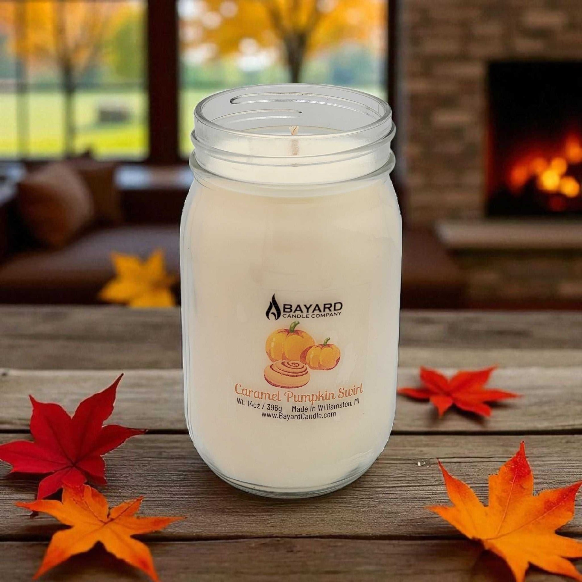 Caramel Pumpkin Swirl Soy Candle 14oz