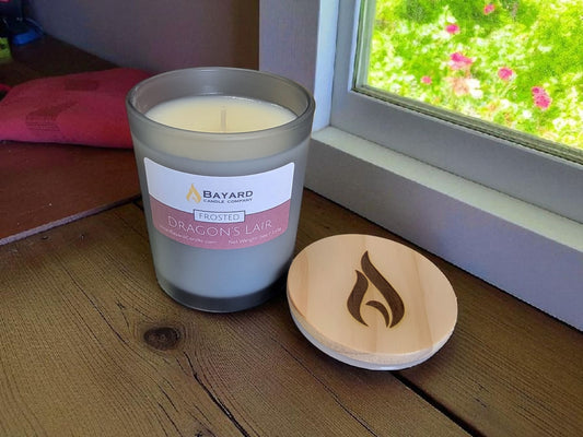 Frosted Dragons Lair Candle