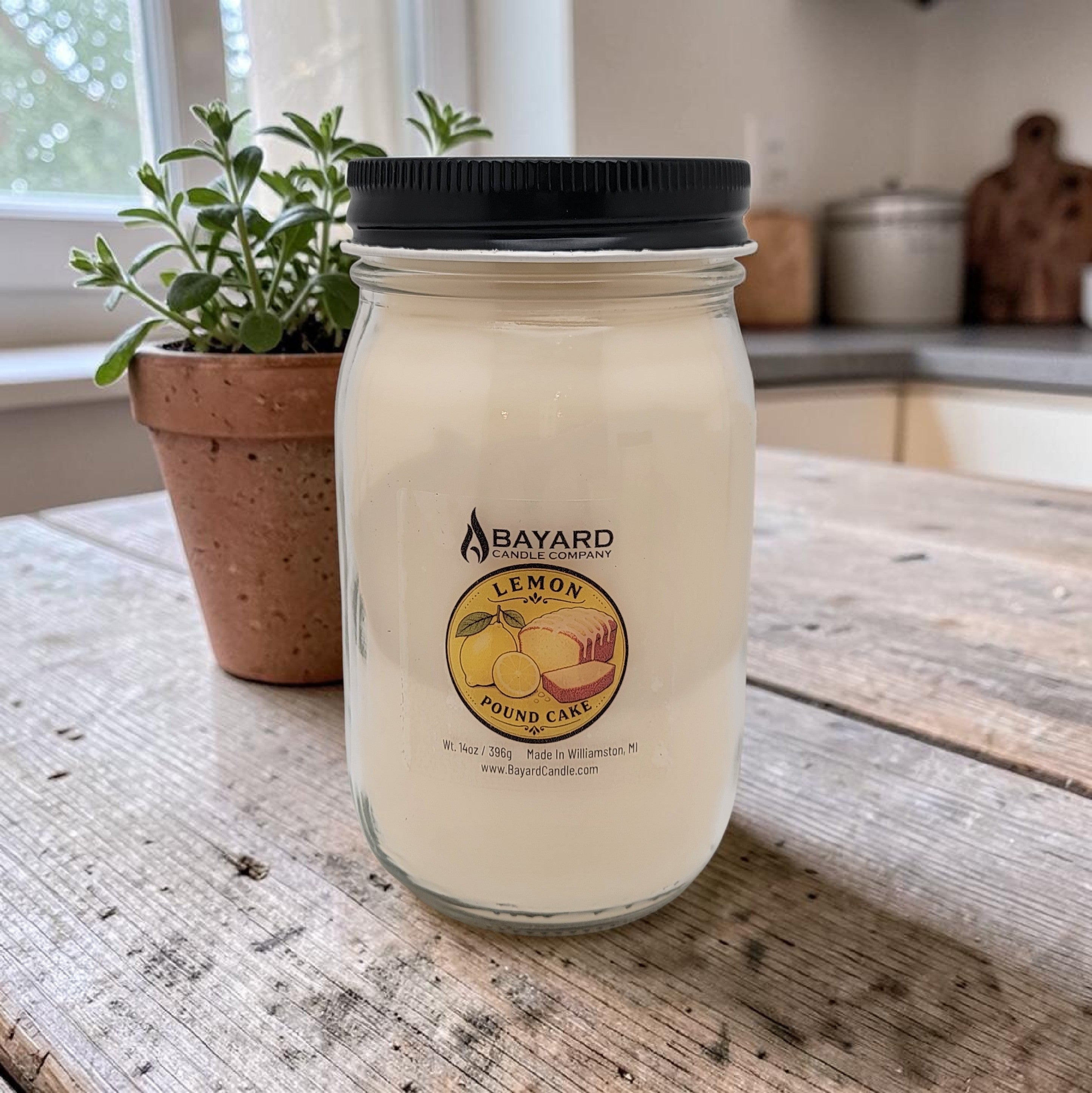 Lemon Pound Cake Soy Candle 14oz