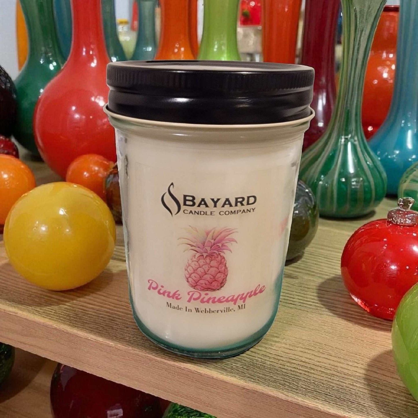Pink Pineapple Soy Candle 7oz