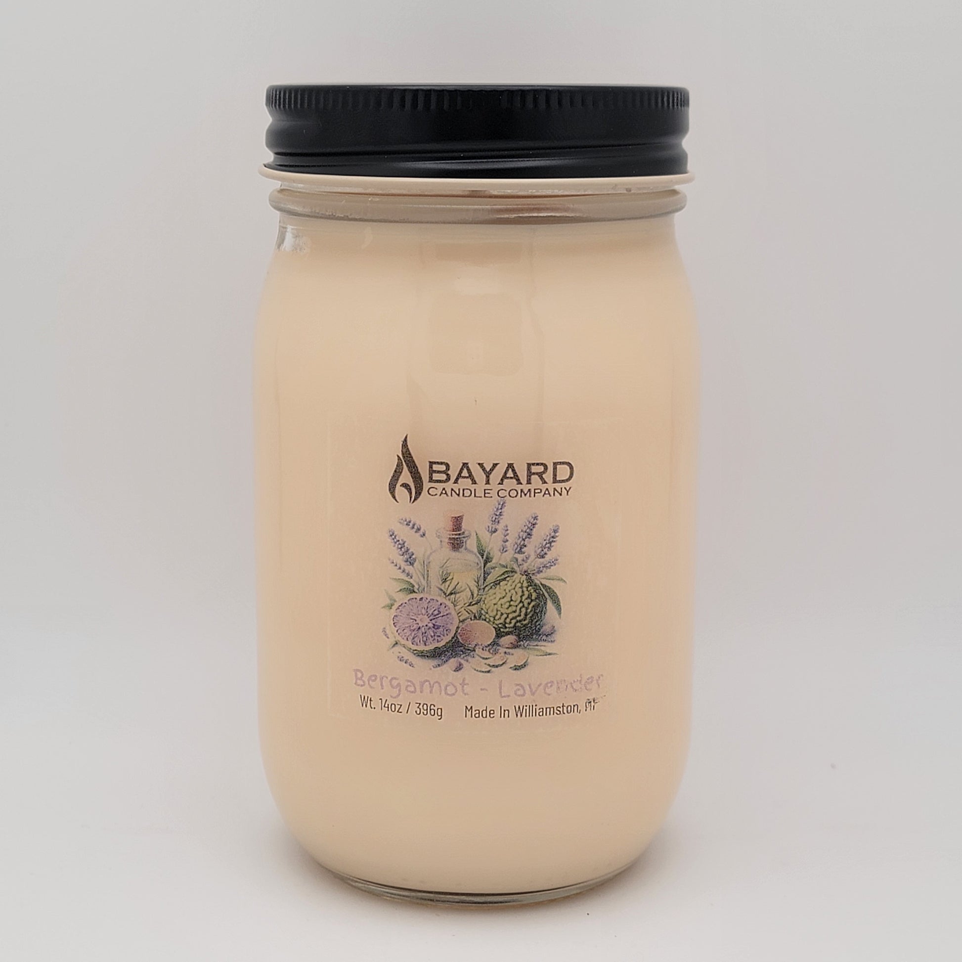 Bergamot and Laender Soy Candle 14oz