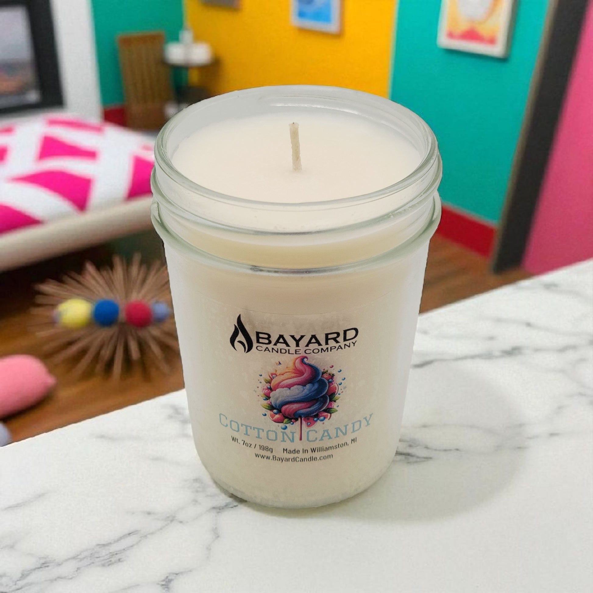 Cotton Candy Soy Candle 7oz