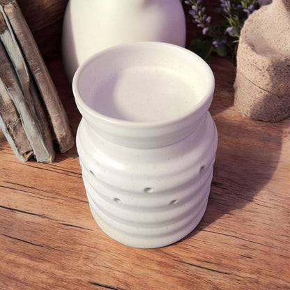 Farmhouse Wax Warmer on wood table