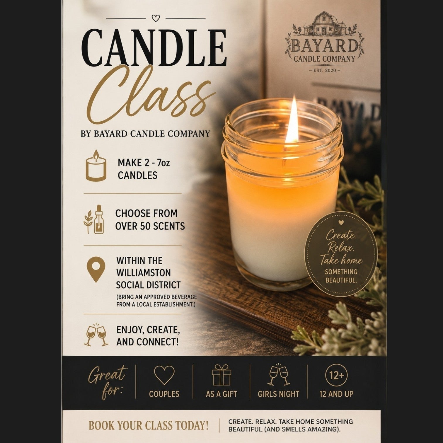 Candle Making Class Sign Up