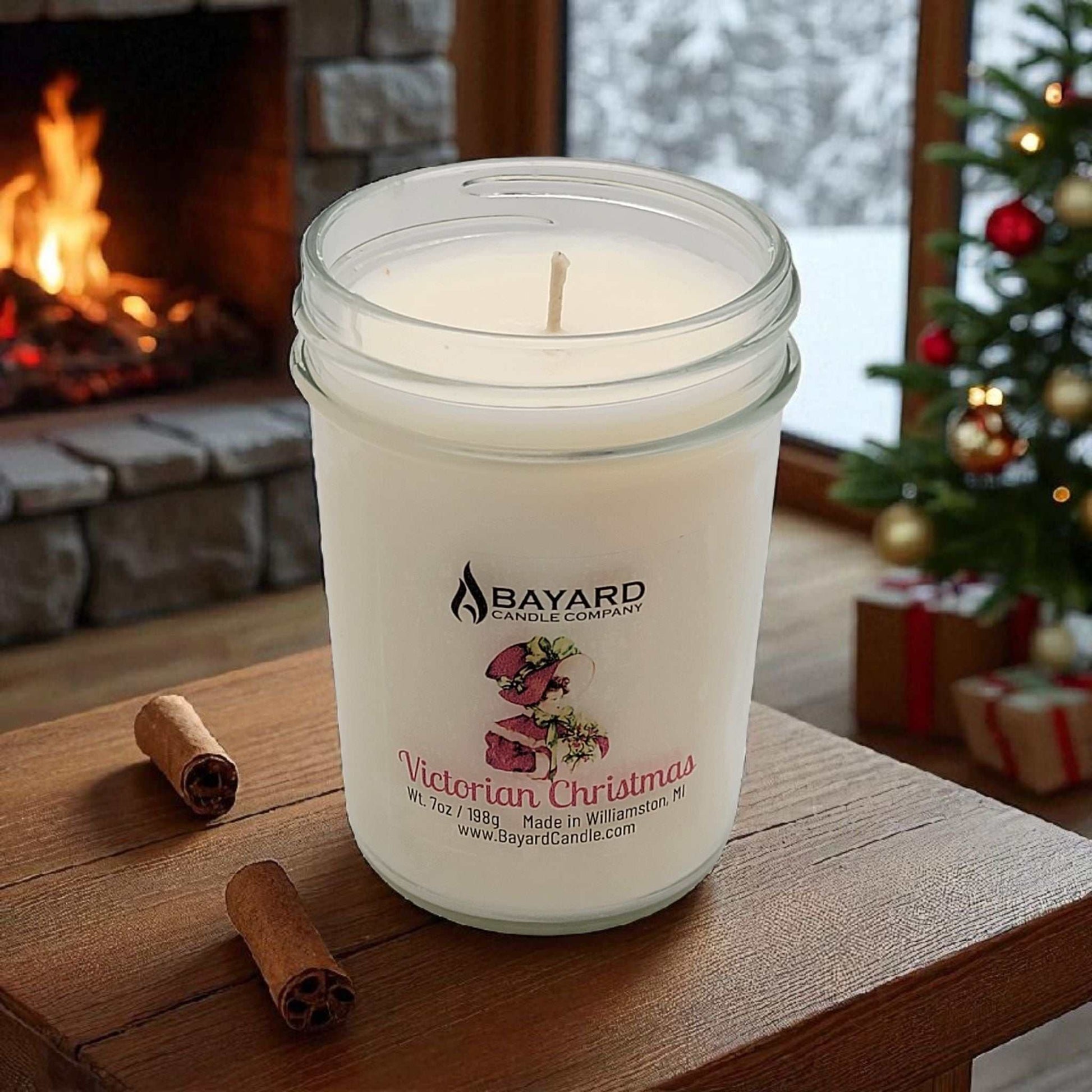 Victorian Christmas Soy Candle 7oz