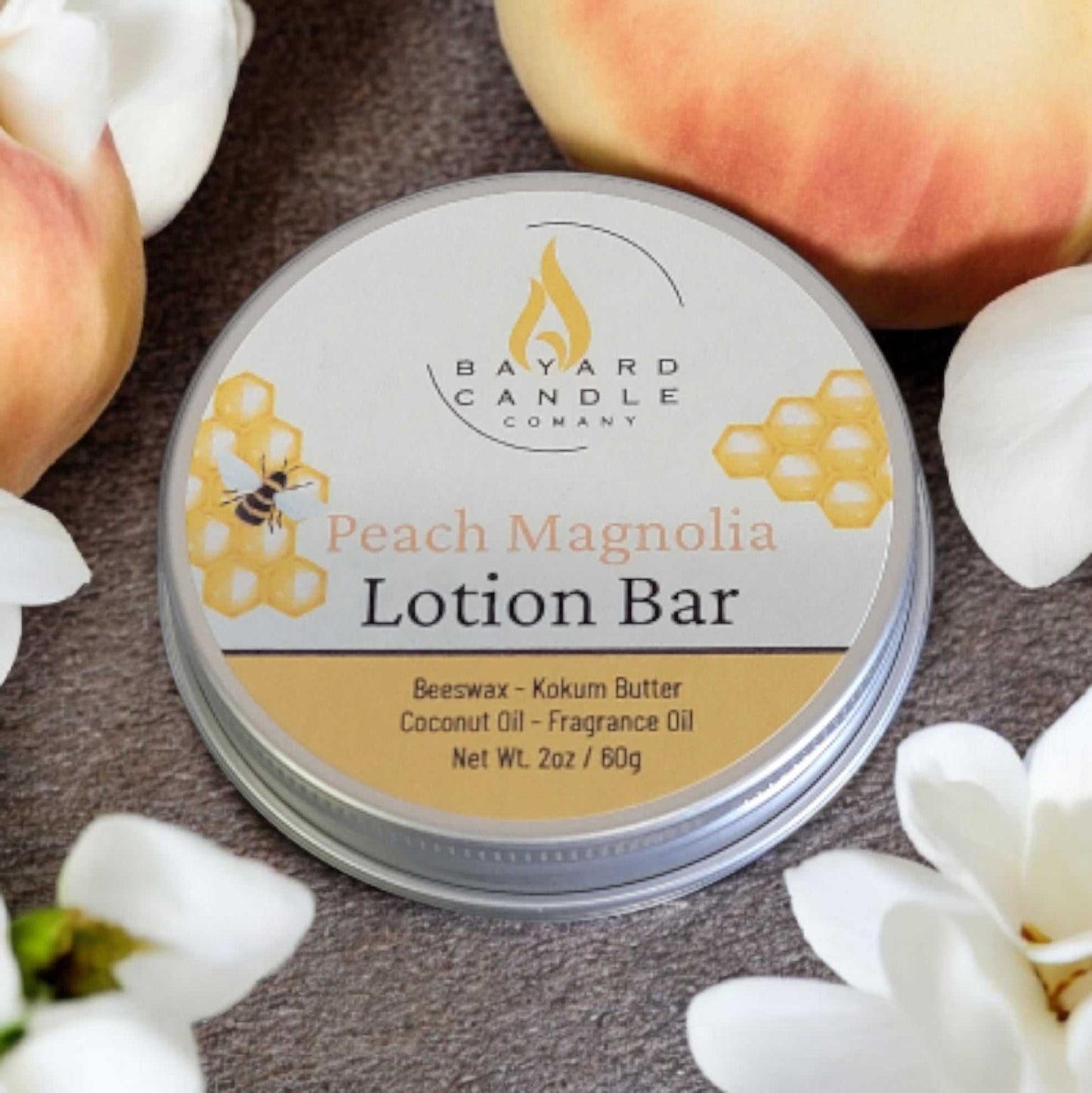 Bayard Solid Lotion Bar Peach Magnolia