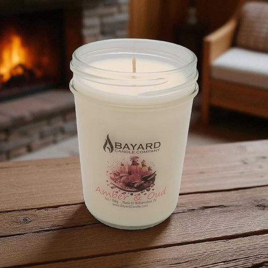 Amber and Oud Soy Candle 7oz
