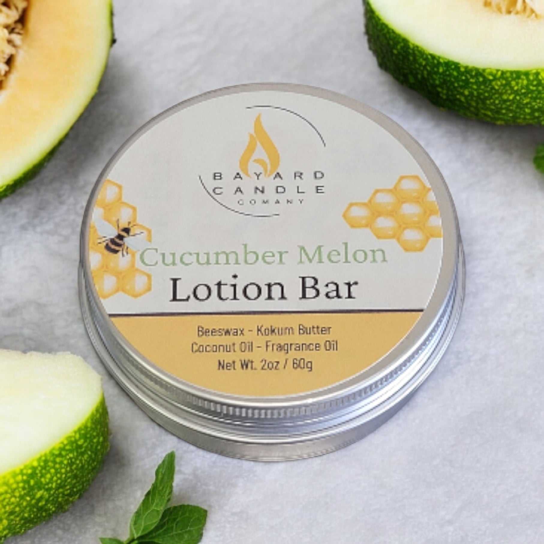 Bayard Solid Lotion Bar cucumber melon