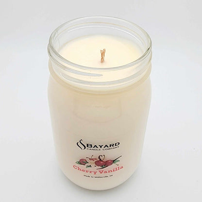 Cherry Vanilla Soy Candle 16oz Top Off