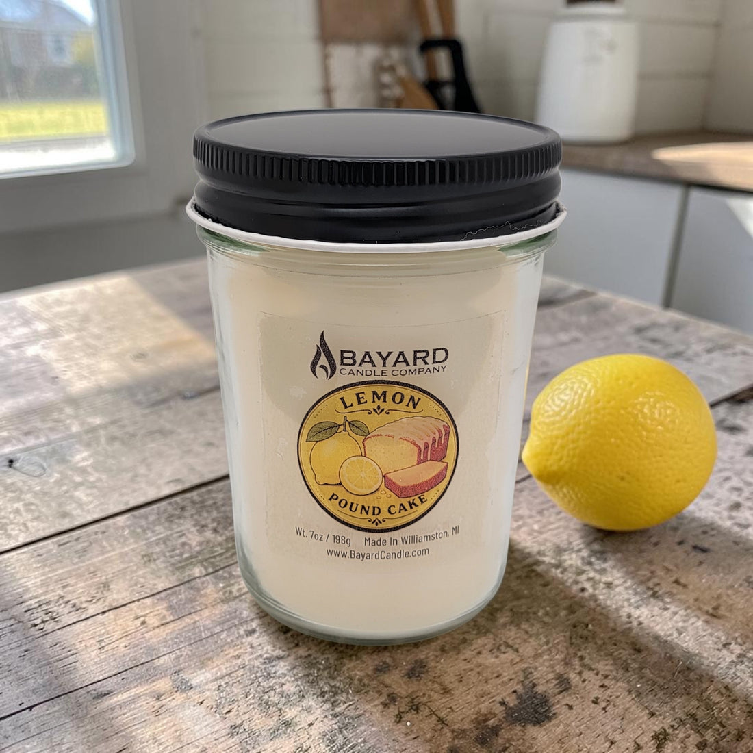 Lemon Pound Cake Soy Candle 7oz
