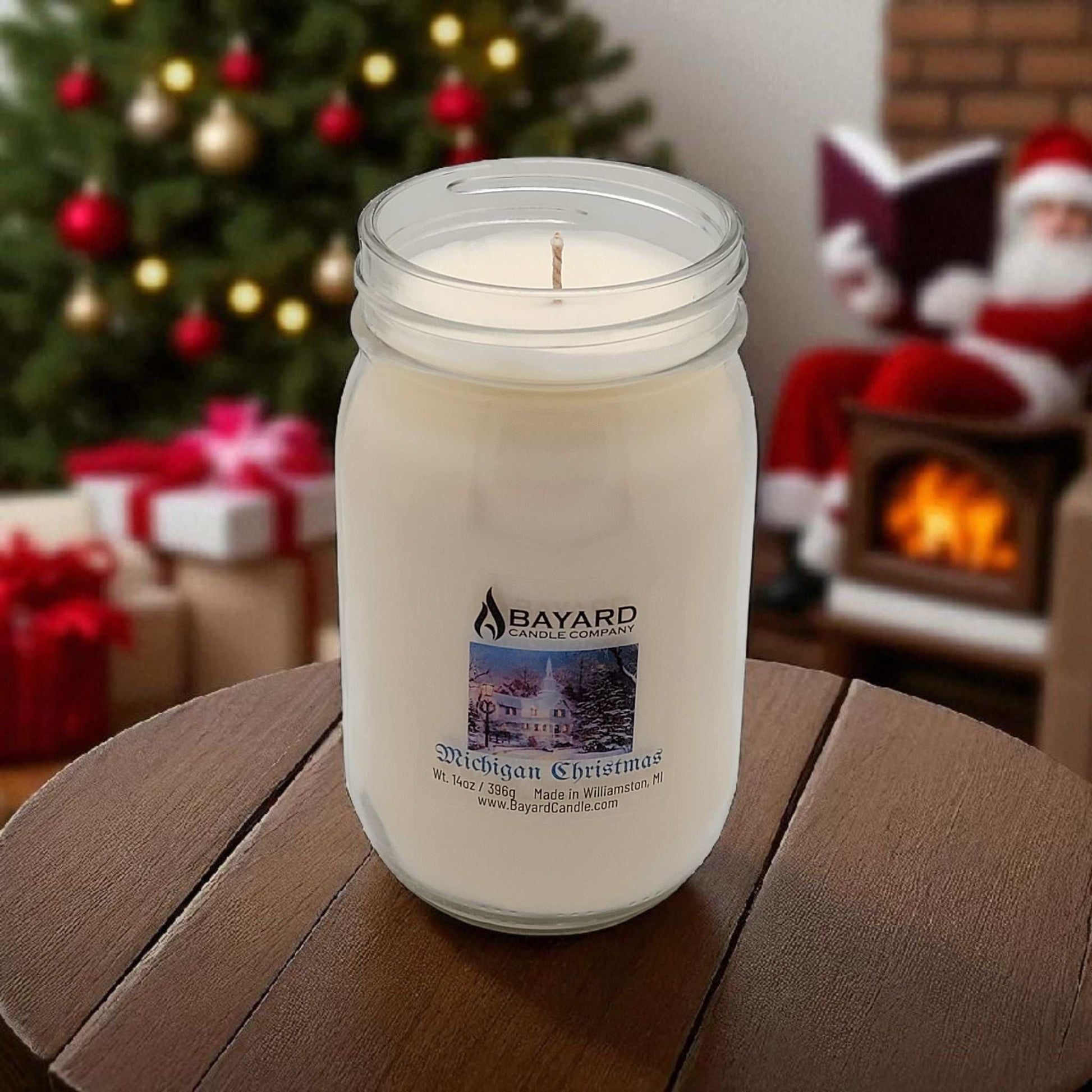 Michigan Christmas Soy Candle 14oz