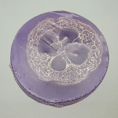 Exfoliating Loofah Soap lavender Soap back