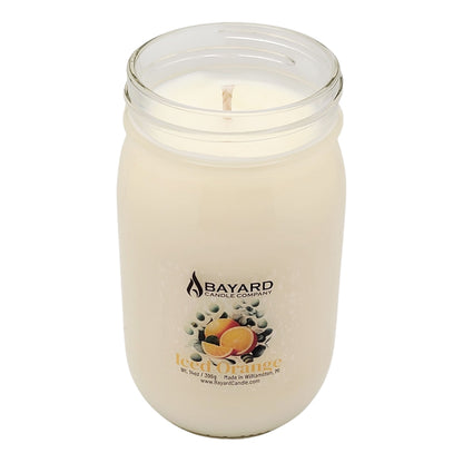 Iced Orange Soy Candle 14oz top off
