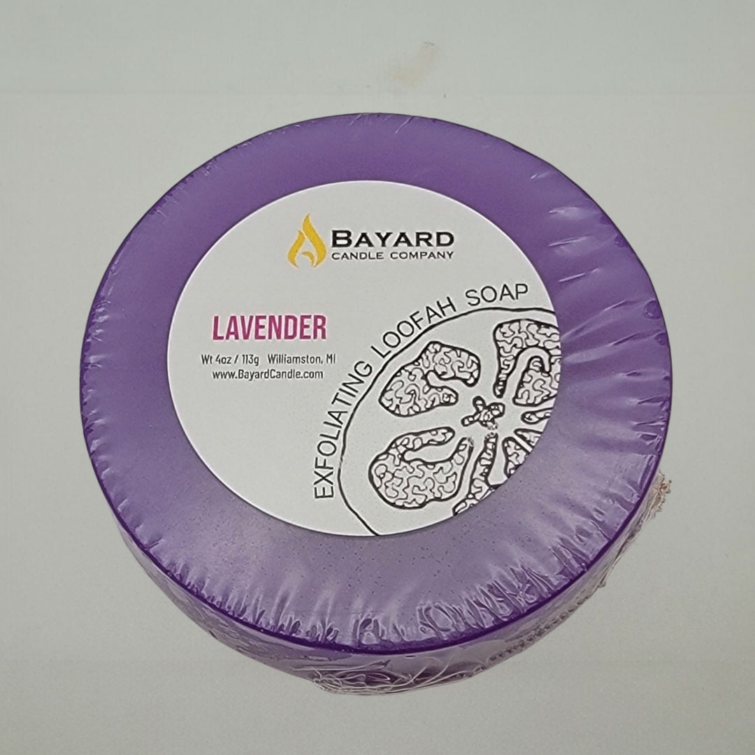 Exfoliating Loofah Soap lavender 