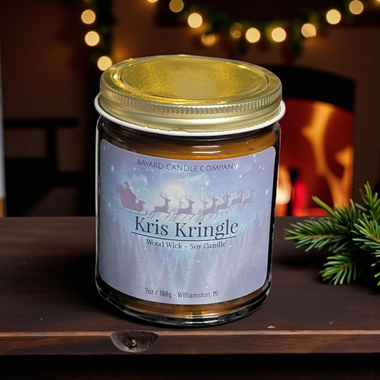 Kris Kringle Wood Wick Candle 
