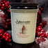 Winter Berry Soy Candle with icy berries.