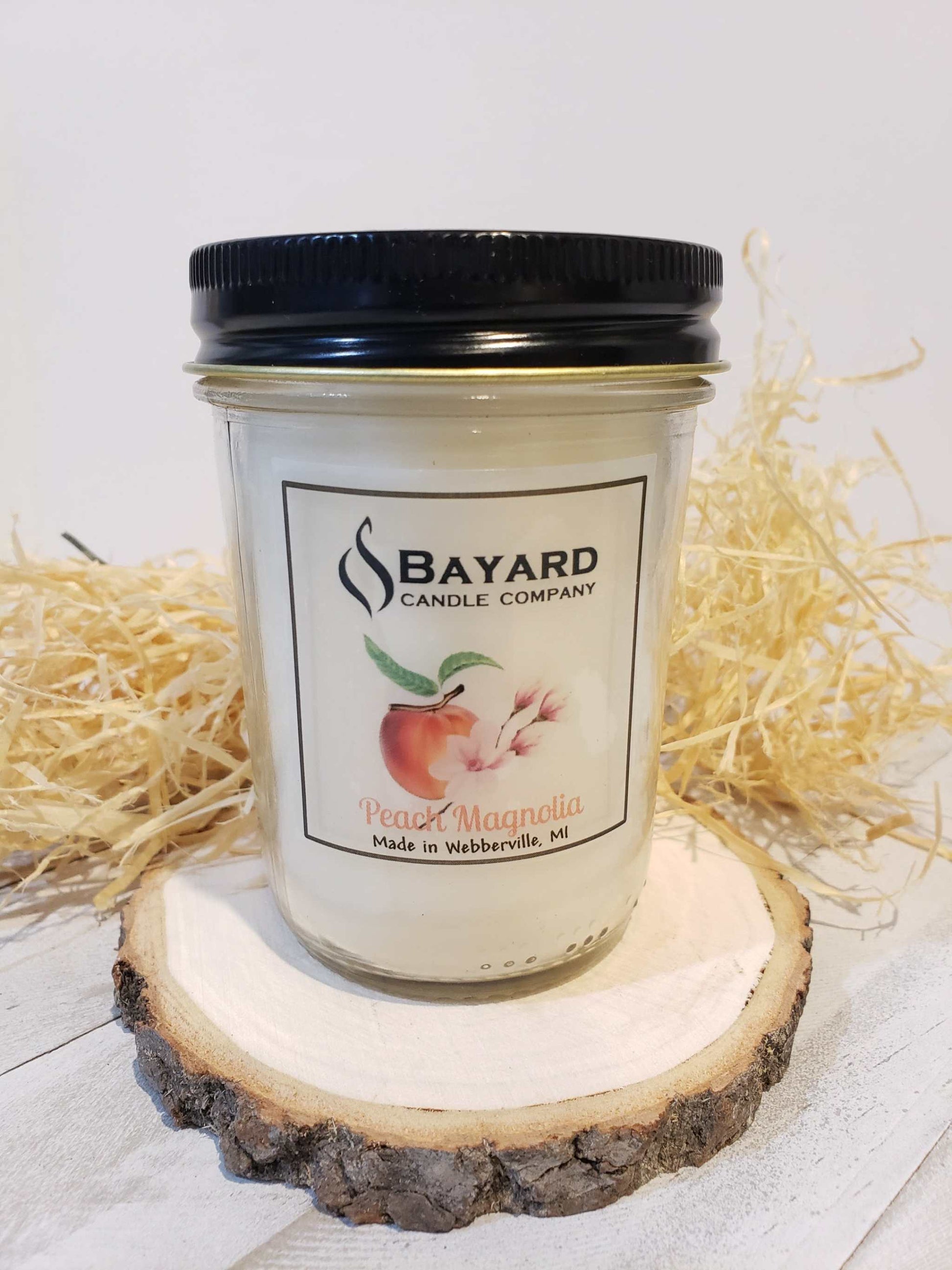 Peach Magnolia Soy Candle 8oz