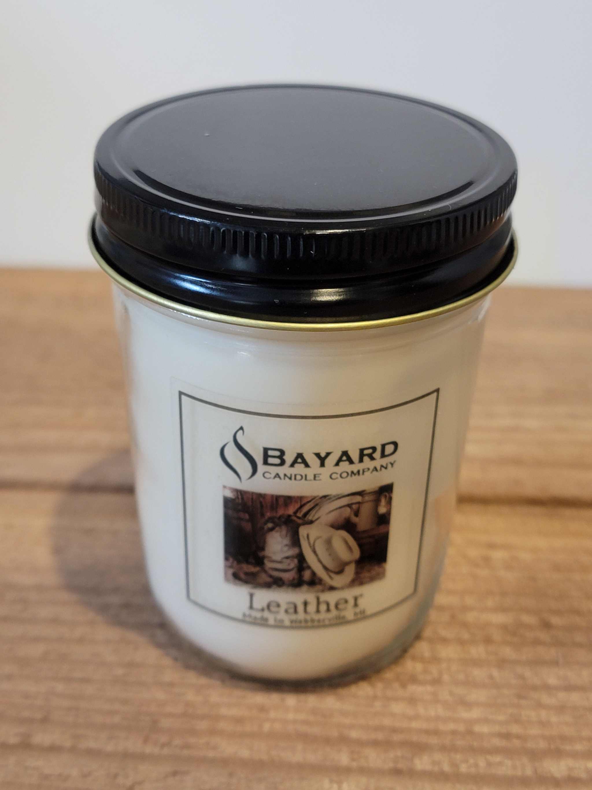 Leather Soy Candle 8oz