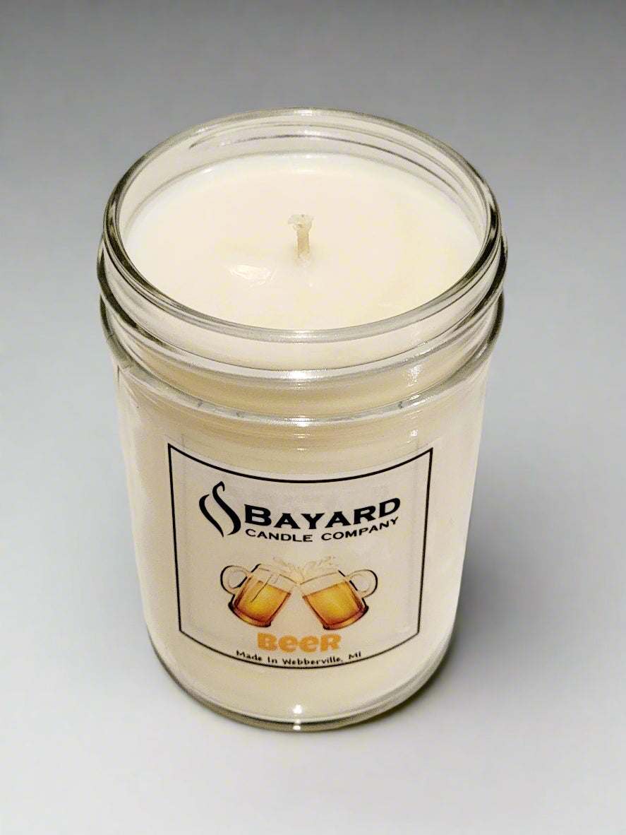 beer soy candle - 8oz top off