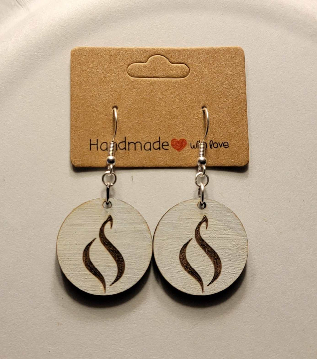 Bayard Candle Wood Earrings
