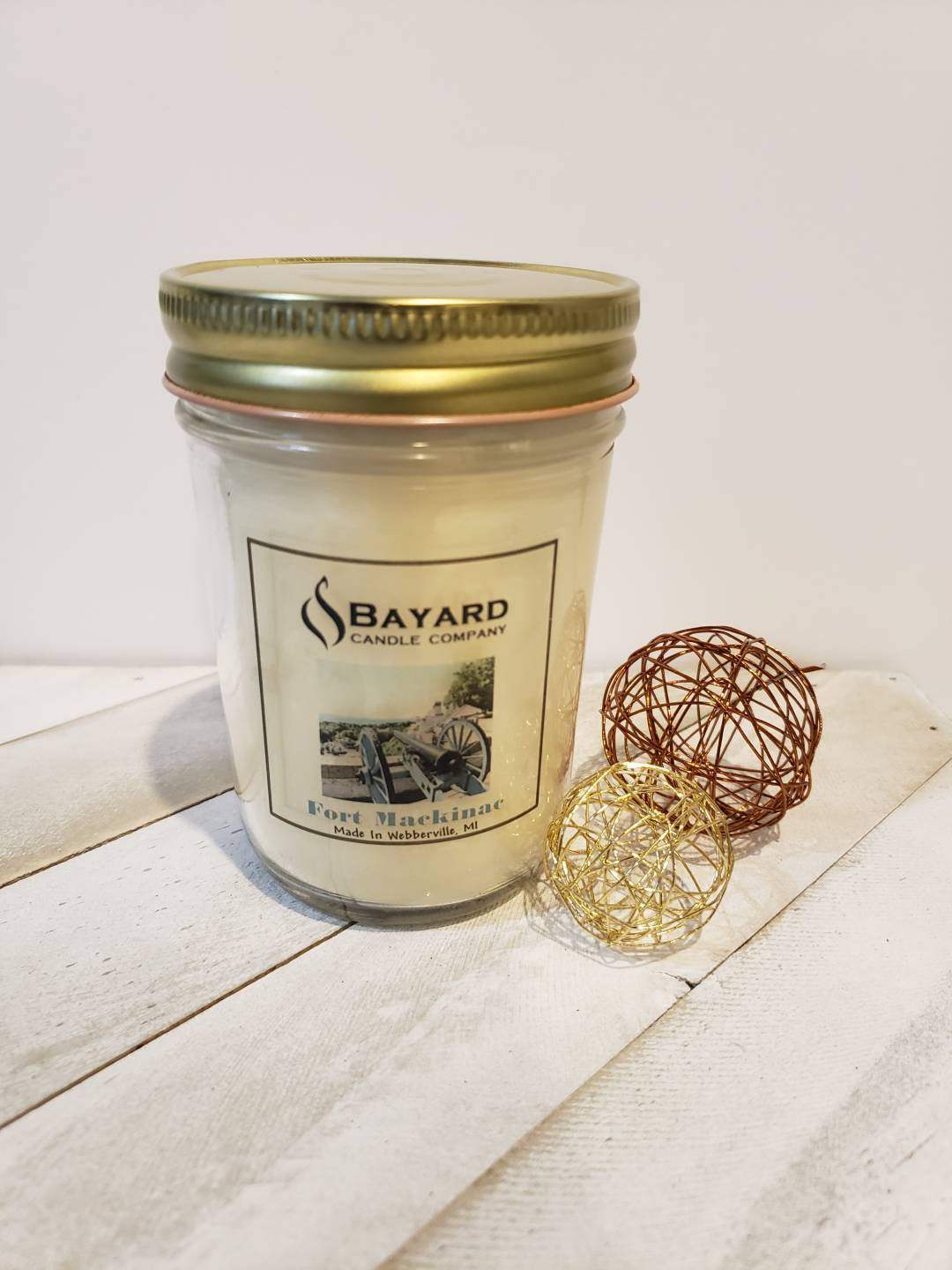 Fort Mackinac Soy Candle 8oz
